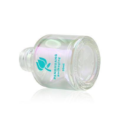 einzigartige Serumflasche des Entwurfs 30ml mit silbernem Tropfenzähler