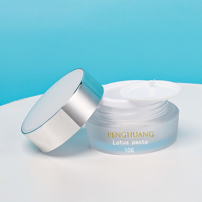 Hautpflege-Plastikkosmetische acrylsauergläser bereiften Leercontainer 10g für Lotionen