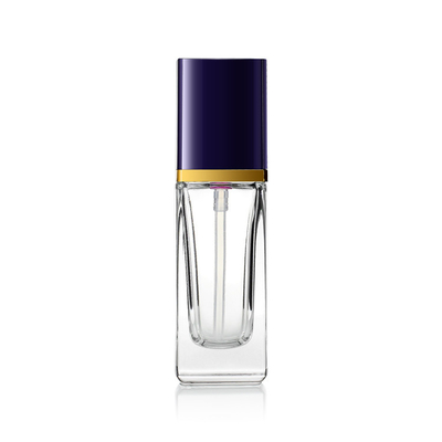 Grundlagen-Flasche des Quadrat-kosmetischer Behälter-leere Klarglas-30ml für Lotionen F150