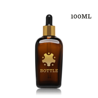 Hautpflege-Serum-Tropfflasche-Amber Essential Oils Cosmetic Glass-Flaschen