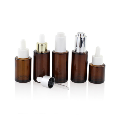Kosmetische Glassahnelotions-Pumpen-Sprühflasche stellte leeres Skincare Verpacken ein