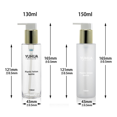 PCR bereiten bereifte HAUSTIER Flasche 150ml 130ml mit Lotions-Pumpen-Sprüher auf