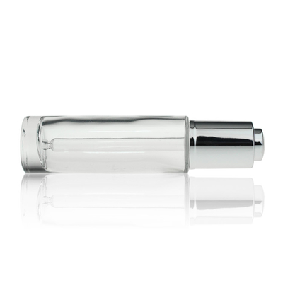 Kosmetisches Glastropfenzähler-Gesichts-Serum füllt runde Flasche des freien Raumes 30ml ab