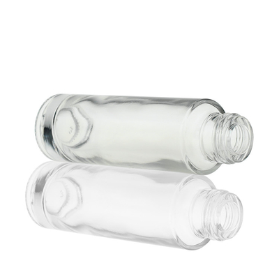Kosmetisches Glastropfenzähler-Gesichts-Serum füllt runde Flasche des freien Raumes 30ml ab