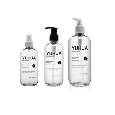 Shampoo HAUSTIER 250ml 300ml 500ml füllt klare Plastiksprühflasche mit Pumpe ab