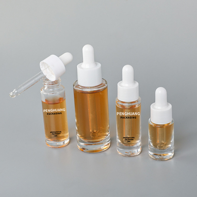 Glasserum-Flaschen-kosmetische verpackende Glastropfflaschen 5ml 10ml 30ml