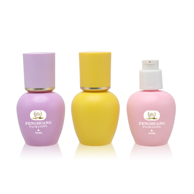 Großhandels-Glasflasche der grundlage 30ml kundenspezifische Flaschen-leere Mattglas-Serum-LuxusTropfflasche ätherischen Öls 30ml
