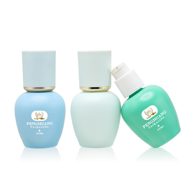 Großhandels-Glasflasche der grundlage 30ml kundenspezifische Flaschen-leere Mattglas-Serum-LuxusTropfflasche ätherischen Öls 30ml