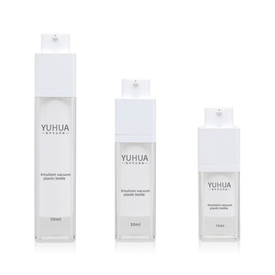 HAUSTIER Zufuhr der flüssigen Grundierung Plastikflasche transparentes doppel-wandiges 15ml 30ml 50ml