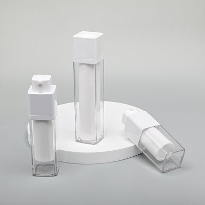 Das transparente luftlose Kunststoffgehäuse füllt 15ml 30ml 50ml ab