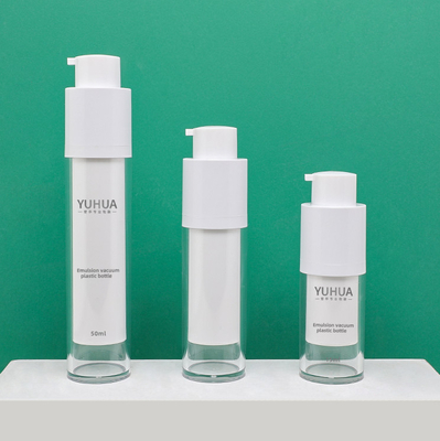 FDA klare runde Form der Kunststoffgehäuse-Flaschen-15ml 30ml 50ml