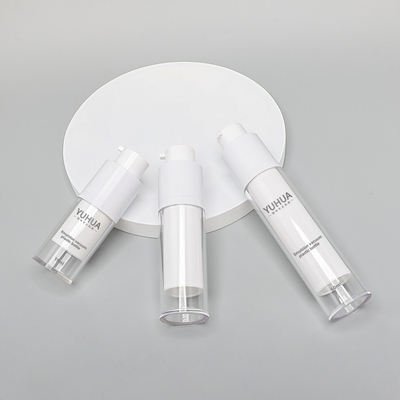 Luftloses HAUSTIER Plastiktransparente runde Form flaschen-15ml 30ml 50ml