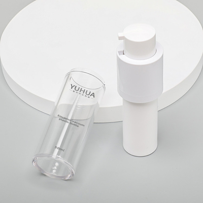 Luftloses HAUSTIER Plastiktransparente runde Form flaschen-15ml 30ml 50ml