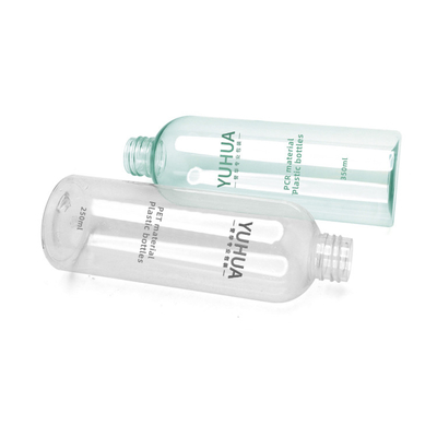 Eco freundliche Kunststoffgehäuse-Flaschen 100ml 300ml 500ml mit weißer Kappe