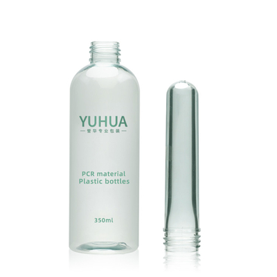 Eco freundliche Kunststoffgehäuse-Flaschen 100ml 300ml 500ml mit weißer Kappe