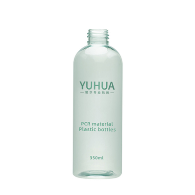Eco freundliche Kunststoffgehäuse-Flaschen 100ml 300ml 500ml mit weißer Kappe
