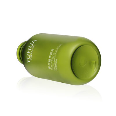 grüne Flasche des Kunststoffgehäuse-60ml 24/410 ringsum Form mit Presse-Tropfenzähler
