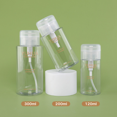 Klarer Plastikflaschen-Entferner-Verpackenflaschen-Druckpumpe-Toner 12ml 200ml 300ml