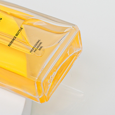 Flaschen-verpackende Glasquadrat-Form-Serum-Flaschen des Glas-30ml mit Tropfenzähler