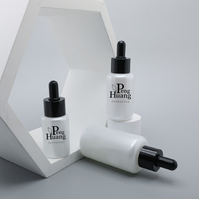 Glas-Boston ringsum Siebdruck-Drucken der Flaschen-30ml 50ml 100ml mit Tropfenzähler