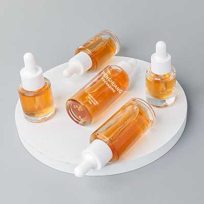 15ml 20ml 30ml 40ml 50ml Serum Dropper Bottle Oil Packaging Glass Round Shape