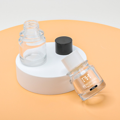Hautpflege-Öl-verpackende Glastropfenzähler-Kappen-Flasche Mini Amber Color Customized