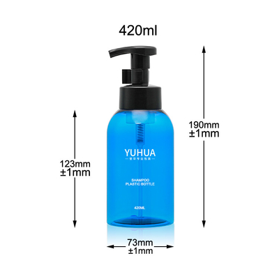 420ml Plastic Pump Bottle Sprayer PCR for Hand Washing Shampoo packaging