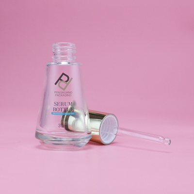 Glaspresse-Tropfflasche-Erlenmeyerkolben-heißes Stempeln des serum-30ml