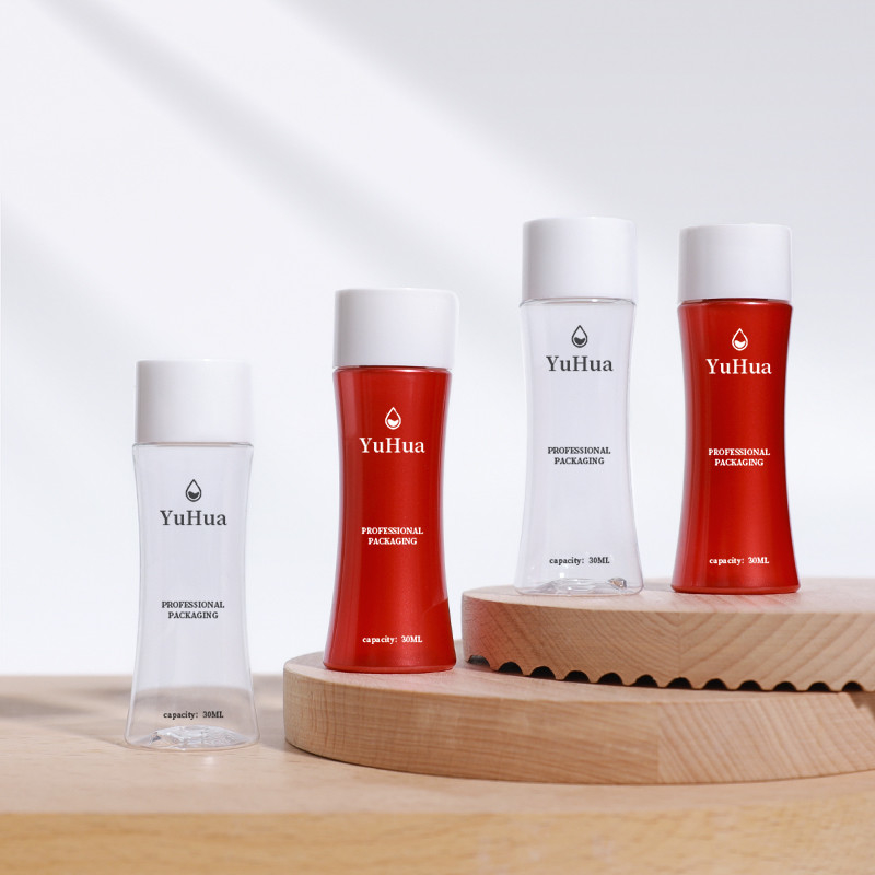 OEM ODM Service Einzigartige Form 30ml Plastik Lotion Flasche für Shampoo Handdesinfektionsmittel