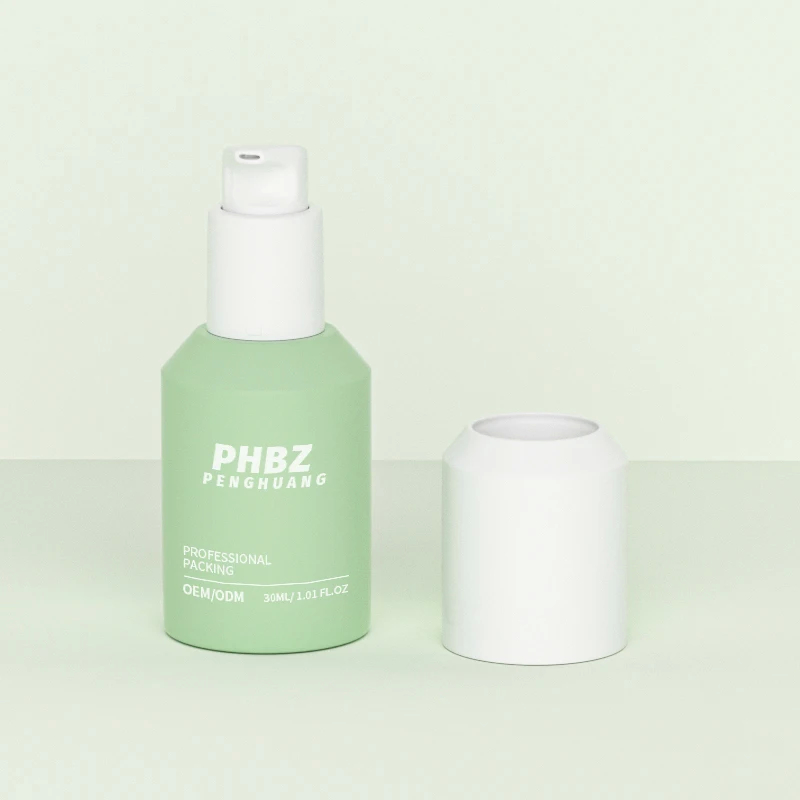 Versiegelung Lotion Pumpe Lotion Glasflaschen Einfach und elegant für den Körper Lotion Haaröl Serum Öl und Gesichtstoner