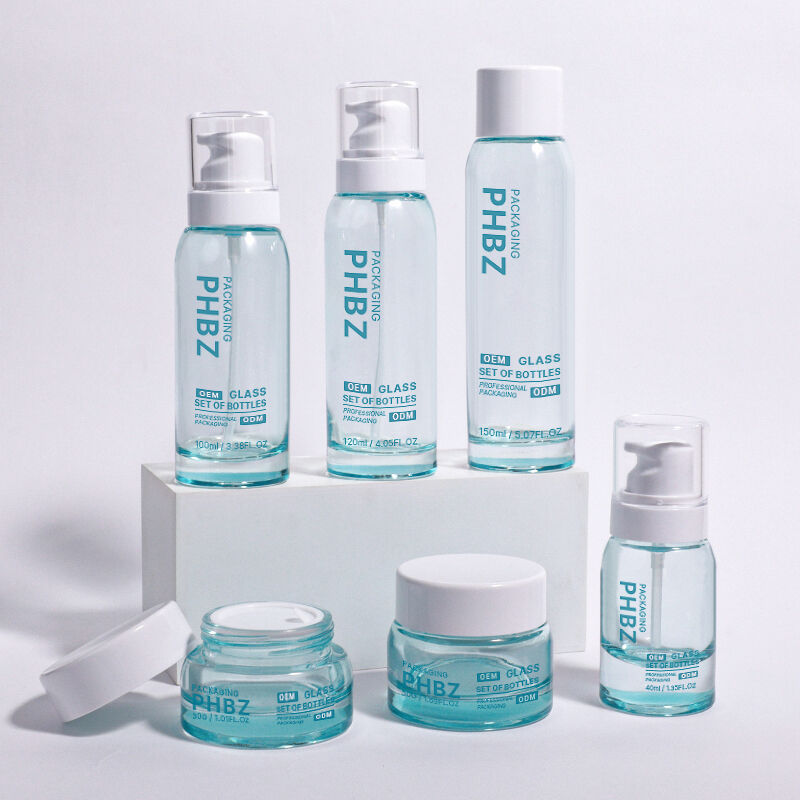 ODM-OEM-akzeptierte runde Luxus-Kosmetikverpackungsflasche, geeignet für hochwertige Cremes, Seren und andere Beauty-Essentials