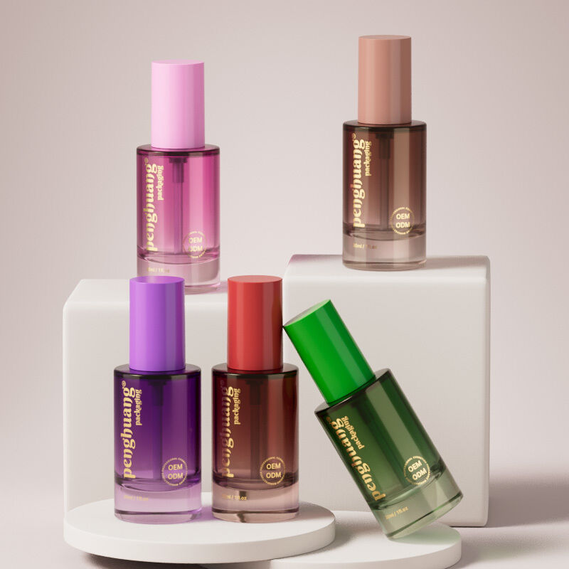 Round glass skincare packaging solutions offering versatility and presentation for a wide range of skincare formulations