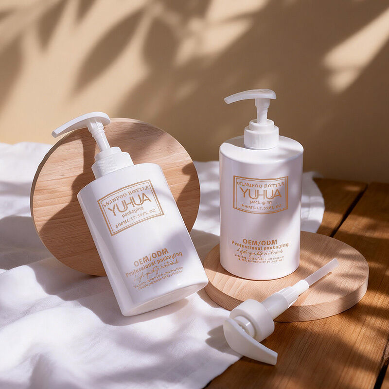 Lotion-Kunststoffverpackungsflaschen, runde, individuelle Logo-Behälter für die Verpackung von Körperpflege-, Schönheits- und Gesundheitsprodukten