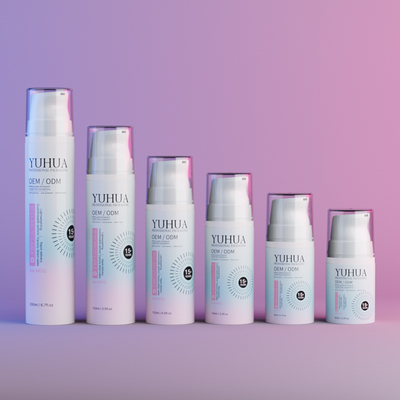 Rundes Lotion Shampoo Flasche Kunststoff Schaumflasche zur Gesichtsreinigung