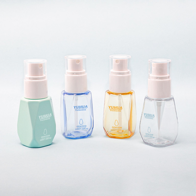 Sonnenspray Klar PET-Kunststoff-Sprühflasche für feuchtigkeitsspendende Vorteile