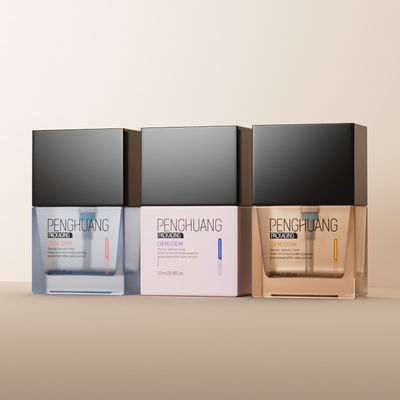 Individuelles Design für Hautpflegeverpackungen, transparent und 25ml Fassungsvermögen für Produkte