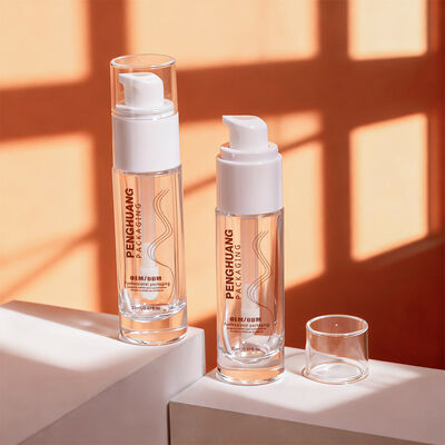 Flüssigkeitsgrundlage Flaschen Glas-Kosmetikverpackung mit 30 ml Kapazität anpassbarer Druck und langlebiger undichtem Design