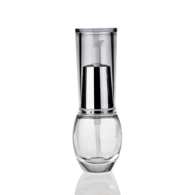 Freundliche silberne kosmetische Lotions-verpackende Glasflaschen-Nebel-Sprühflasche F093 Eco
