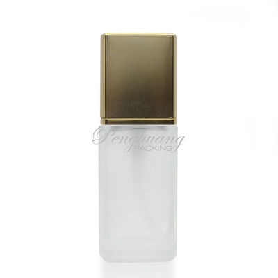 30 ml Glasflasche mit Frosted Foundation 30 ml Glasflasche mit Goldpumpe