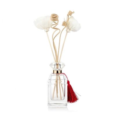 Dekorative Soem-Diffusor-Glas-Hauptflasche leeres 80ml mit Crystal Cap