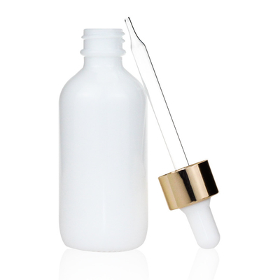 60ml leeres weißes Opal Boston Glass Bottle Cosmetic Verpacken
