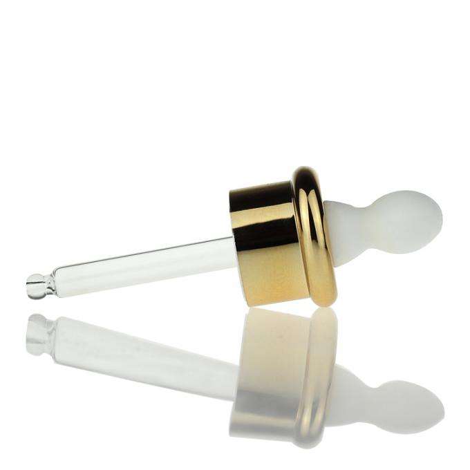 Großhandels- Luxus-kosmetische Glasserumflasche der lotion 35ml mit silbernem Pumpendeckel
