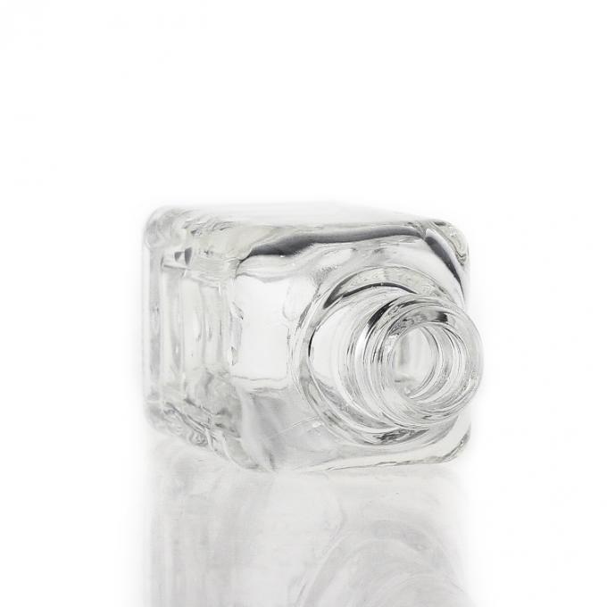 Neuer Entwurfs-klare kosmetische Verpackenserum-Luxus-Glasflasche 35ml mit Tropfenzähler
