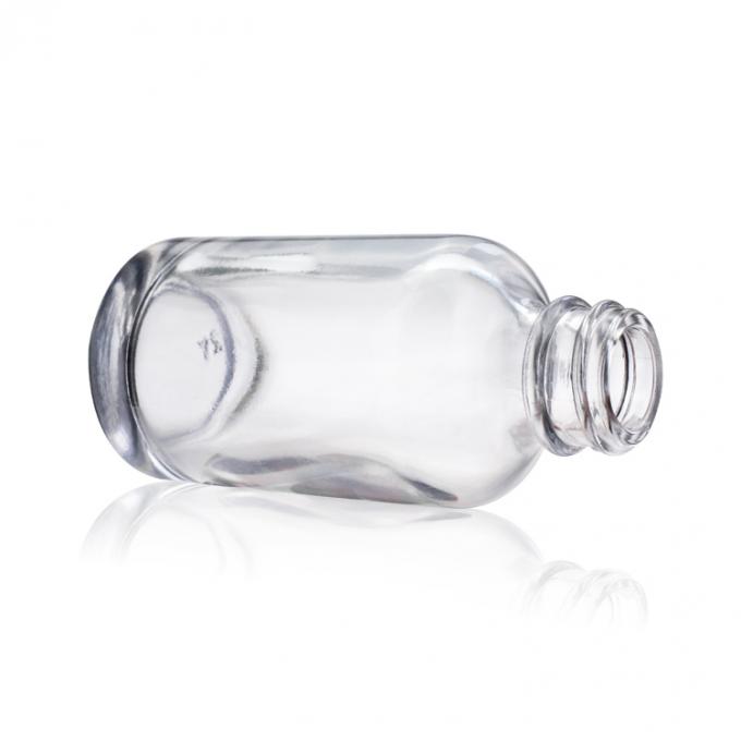 Kundenspezifische kosmetische Verpackenserum-Klarglas-kosmetische Tropfflasche für Serum-ätherisches Öl