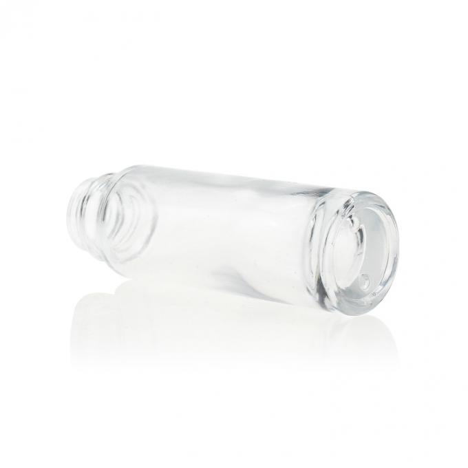 Heiße verkaufende Spitzen-leere flüssige Lotions-Glasgrundlagen-Flasche des freien Raumes 30ml