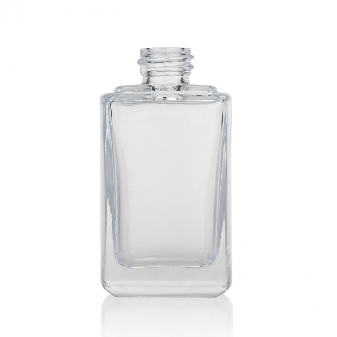 30 ml klare leere Lotions-Kosmetik verpackend quadrieren Glasflasche der flüssigen Grundierung