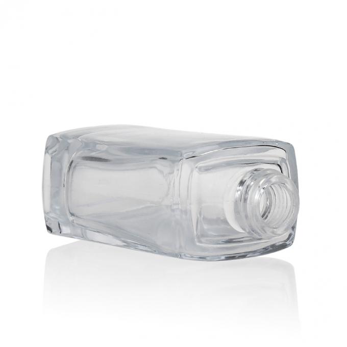 30 ml klare leere Lotions-Kosmetik verpackend quadrieren Glasflasche der flüssigen Grundierung