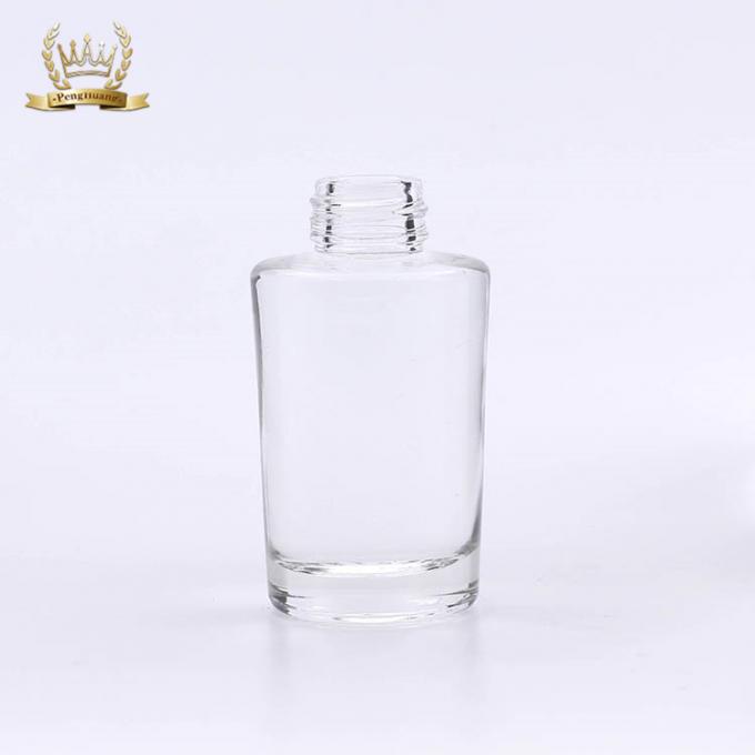 Freie Beispielkosmetik, die klare Flasche der flüssigen Grundierung der Acrylabdeckungs-35ml verpacken