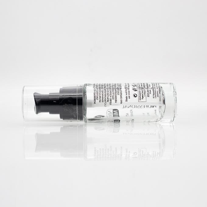 Lotions-Flaschenglas-der flüssigen Grundierung des niedrigen Preis-30ml Pumpflasche