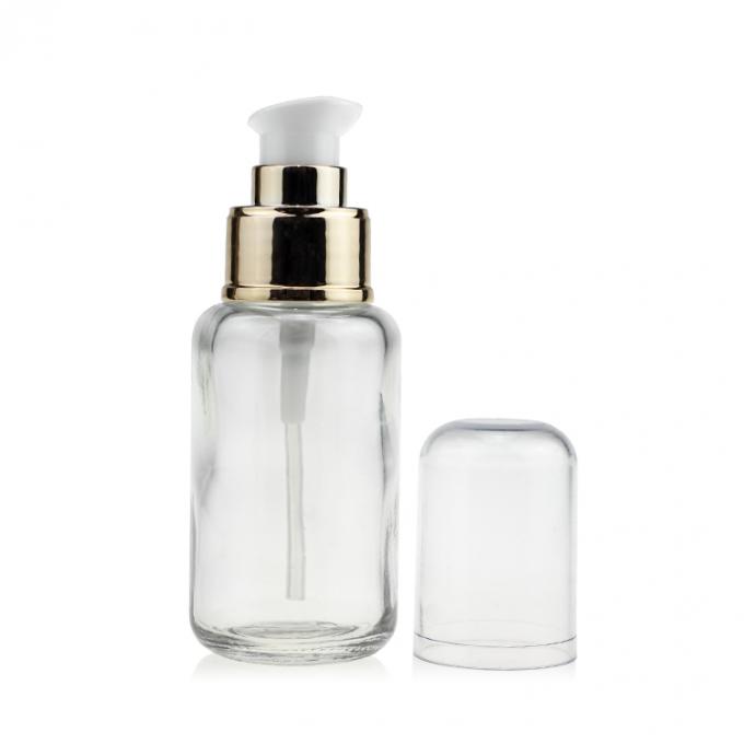 Glas-Lotions-Flaschen-leere kosmetische der flüssigen Grundierung des Make-up50ml Glas-Flasche